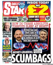 Daily Star () Newspaper Front Page for 29 July 2022