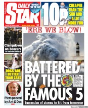 Daily Star () Newspaper Front Page for 29 September 2020