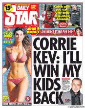 Daily Star () Newspaper Front Page for 2 January 2014