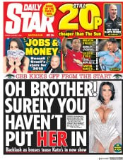 Daily Star () Newspaper Front Page for 2 January 2018