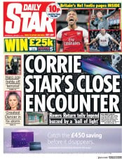 Daily Star () Newspaper Front Page for 2 January 2019