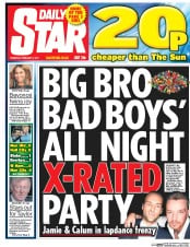 Daily Star () Newspaper Front Page for 2 February 2017