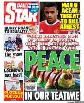 Daily Star () Newspaper Front Page for 2 February 2022