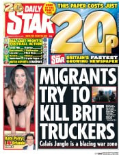 Daily Star () Newspaper Front Page for 2 March 2016