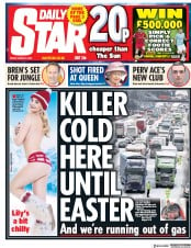 Daily Star () Newspaper Front Page for 2 March 2018