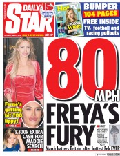 Daily Star () Newspaper Front Page for 2 March 2019