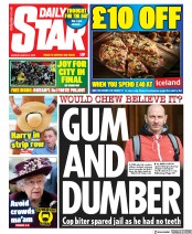 Daily Star () Newspaper Front Page for 2 March 2020