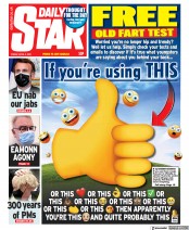 Daily Star () Newspaper Front Page for 2 April 2021