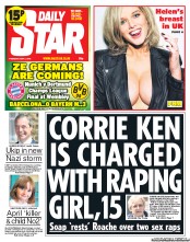 Daily Star () Newspaper Front Page for 2 May 2013