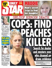 Daily Star () Newspaper Front Page for 2 May 2014