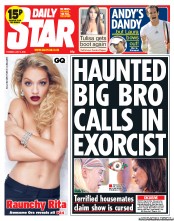 Daily Star () Newspaper Front Page for 2 July 2013