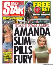 Daily Star () Newspaper Front Page for 2 August 2019