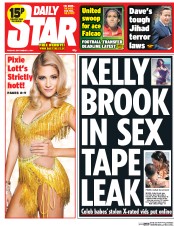 Daily Star () Newspaper Front Page for 2 September 2014