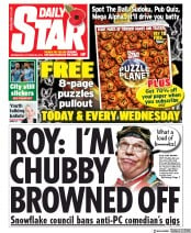 Daily Star () Newspaper Front Page for 30 October 2019