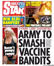 Daily Star () Newspaper Front Page for 30 November 2020