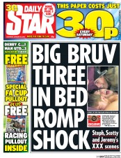 Daily Star () Newspaper Front Page for 30 January 2016