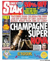Daily Star () Newspaper Front Page for 30 January 2021