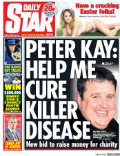 Daily Star () Newspaper Front Page for 30 March 2018