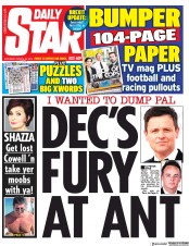 Daily Star () Newspaper Front Page for 30 March 2019