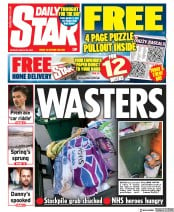 Daily Star () Newspaper Front Page for 30 March 2020