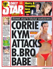 Daily Star () Newspaper Front Page for 30 April 2014
