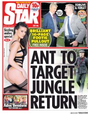 Daily Star () Newspaper Front Page for 30 April 2018