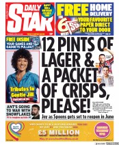 Daily Star () Newspaper Front Page for 30 April 2020