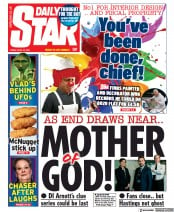 Daily Star () Newspaper Front Page for 30 April 2021