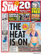 Daily Star () Newspaper Front Page for 30 May 2017