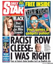 Daily Star () Newspaper Front Page for 30 May 2019
