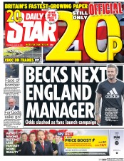 Daily Star () Newspaper Front Page for 30 June 2016