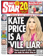 Daily Star () Newspaper Front Page for 30 August 2017