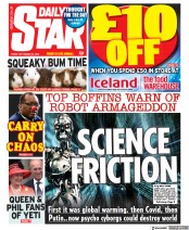 Daily Star () Newspaper Front Page for 30 September 2022