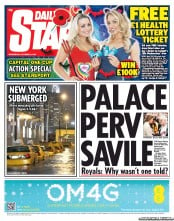 Daily Star () Newspaper Front Page for 31 October 2012