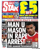 Daily Star () Newspaper Front Page for 31 January 2022