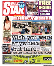 Daily Star () Newspaper Front Page for 31 May 2022