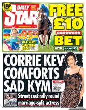 Daily Star () Newspaper Front Page for 31 July 2013