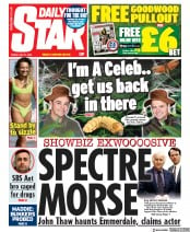 Daily Star () Newspaper Front Page for 31 July 2020