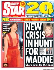 Daily Star () Newspaper Front Page for 31 August 2016