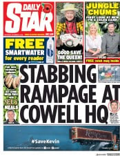 Daily Star () Newspaper Front Page for 3 November 2018
