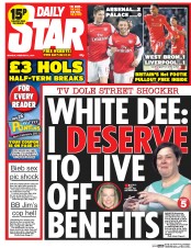 Daily Star () Newspaper Front Page for 3 February 2014