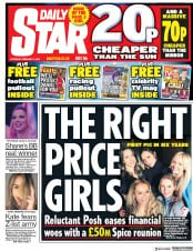 Daily Star () Newspaper Front Page for 3 February 2018