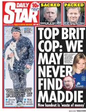 Daily Star () Newspaper Front Page for 3 April 2018