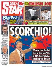 Daily Star () Newspaper Front Page for 3 May 2018