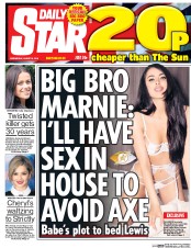 Daily Star () Newspaper Front Page for 3 August 2016