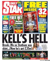 Daily Star () Newspaper Front Page for 3 August 2019