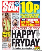 Daily Star () Newspaper Front Page for 3 August 2020