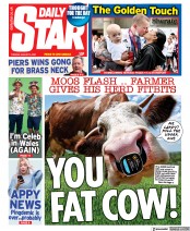 Daily Star () Newspaper Front Page for 3 August 2021