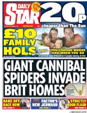 Daily Star () Newspaper Front Page for 3 September 2016