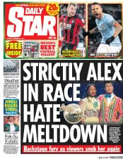 Daily Star () Newspaper Front Page for 4 December 2017
